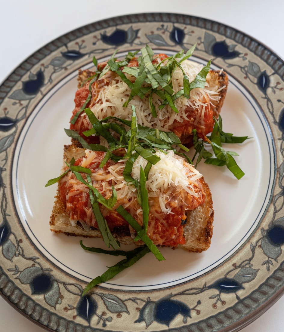 Meatball Sub on Sourdough Focaccia